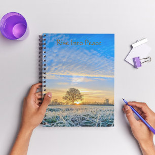 First Light On Frost Tree Notebook