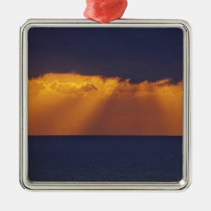 First Light over Tasman Sea, Australia Metal Tree Decoration