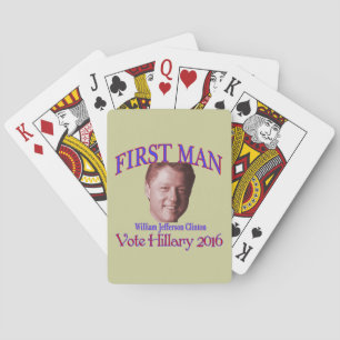 First Man Playing Cards
