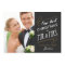 First Married Christmas Holiday Photo Card