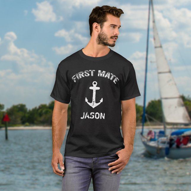 First Mate Boat Anchor T-Shirt (Creator Uploaded)