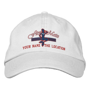 FIRST MATE Customisable Boat Name Your Name Embroidered Hat