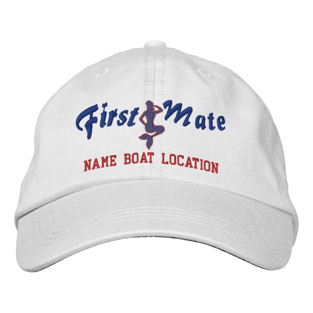 First Mate Mermaid Cap Personalise it! (Front)