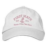 First Mate With Anchor Personalised