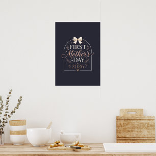 First Mother’s Day 2026 , New Mum  Poster