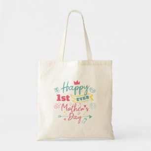 First Mothers Day 1st Time Mum  Tote Bag