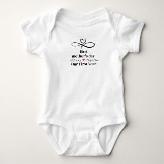 First Mother's Day – Baby Bodysuit