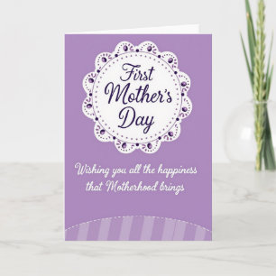 First Mothers Day Celebration Card