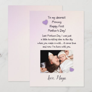 First Mothers Day Custom Card