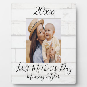 First Mother's Day Custom Photo Plaque