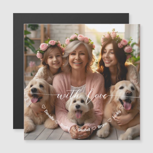 First Mothers day Dog Grandmom | Custom Photo  (Front/Back)