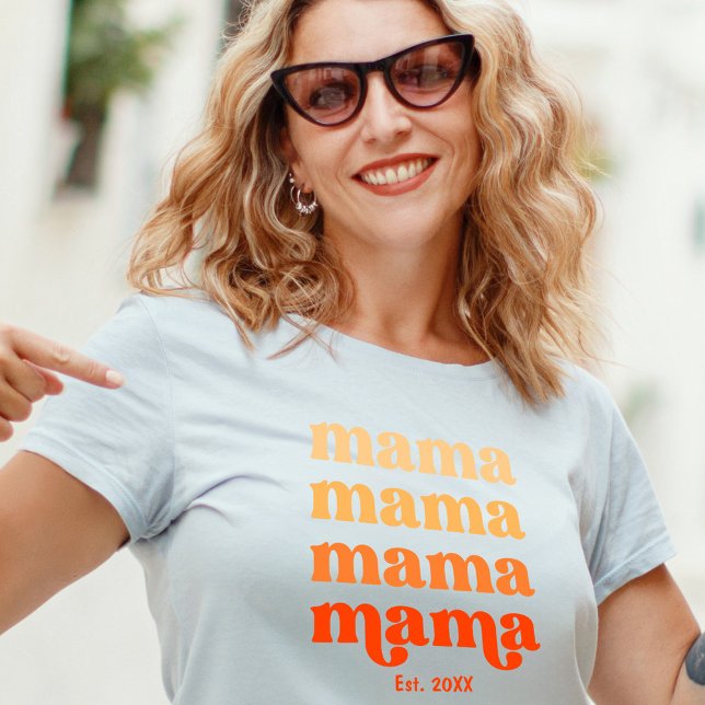 First Mother's Day Elegant Modern Mama T-Shirt (First Mother's Day Elegant Modern Mama T-Shirt)