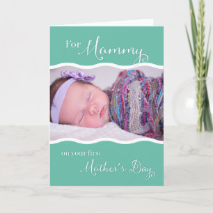 First Mother's Day For Mummy - Custom Photo Card
