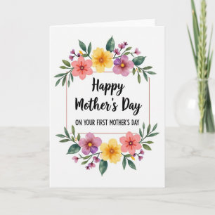 First Mothers Day For Wife Card