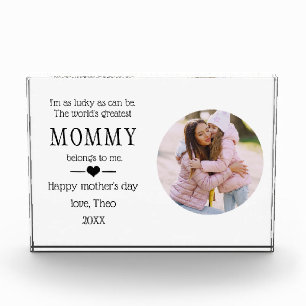 First Mother's Day Gift from Baby Mummy Poem Photo Block