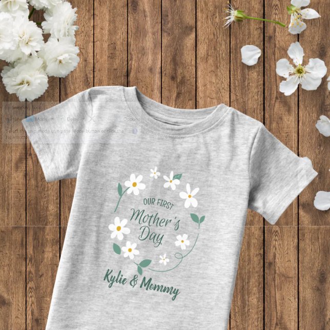 First Mother's Day Matching Shirts New Mum & Baby  (Creator Uploaded)