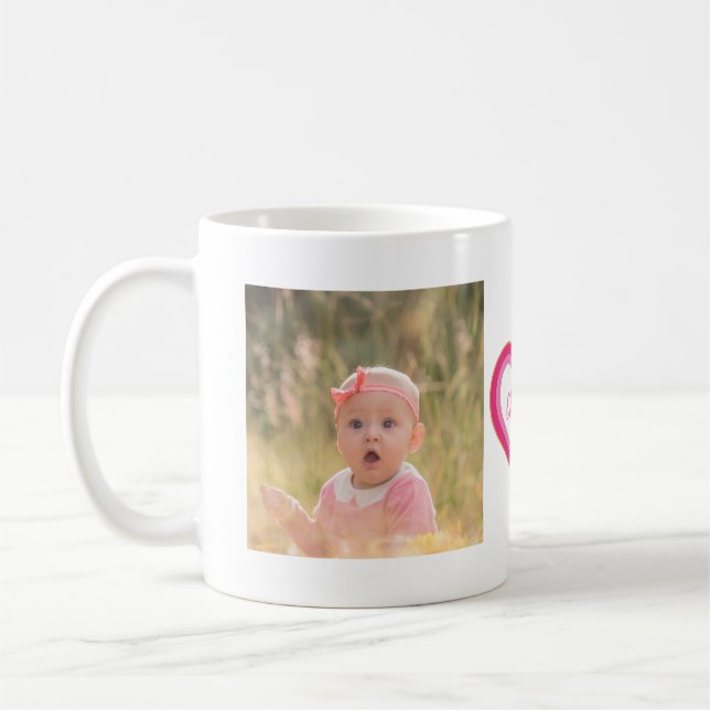First Mother's Day Mummy You're The Best Photo  Coffee Mug (Left)