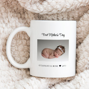 First Mothers Day New Baby Photo Coffee Mug