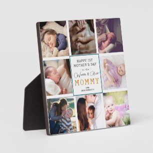 First Mother's Day Personalised Photo Gift Plaque