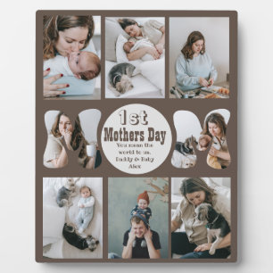 First mother's Day Photo Collage Plaque
