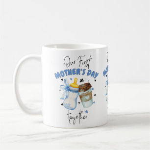 First Mothers Day Shirt 2025 /Blue Classic Wight Coffee Mug