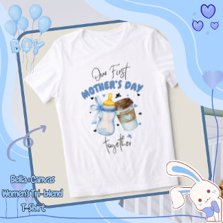 First Mothers Day Shirt 2025 /Blue Matching outfit