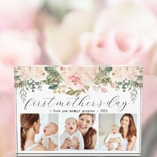 First Mother's Day Three Photo Block
