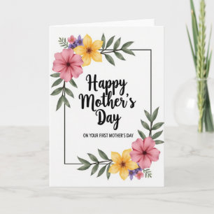 First Mothers Day Wife Card