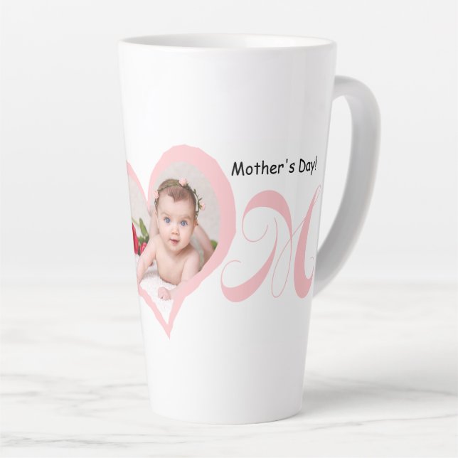 First Mother's Day with Baby Photo Mug (Right Angle)
