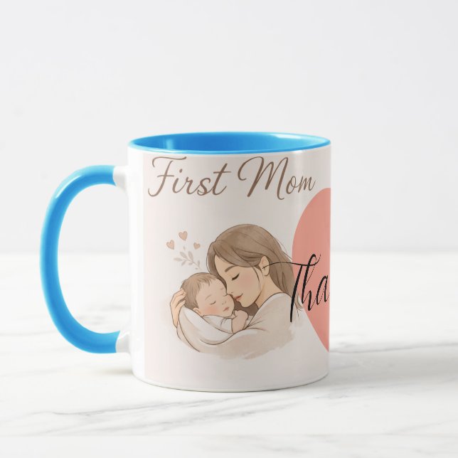 First Mum Mug – Sentimental Gift for New Mothers (Left)