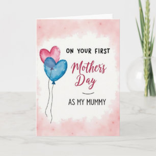 First Mummy Mothers Day Card