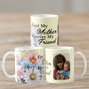 First my mother 1 photo gerbera flowers yellow coffee mug