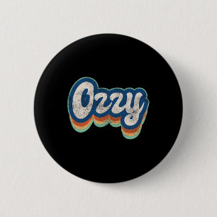 First Name Boy Vintage Style 70s 80s Personalised 6 Cm Round Badge