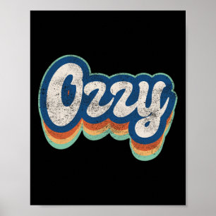 First Name Boy Vintage Style 70s 80s Personalised Poster
