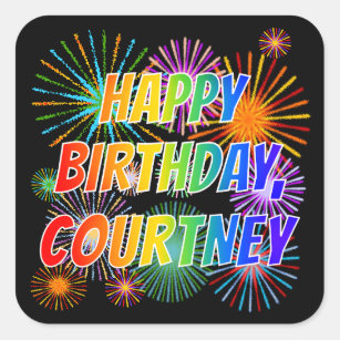 Happy Birthday Courtney Stickers - 1 Results