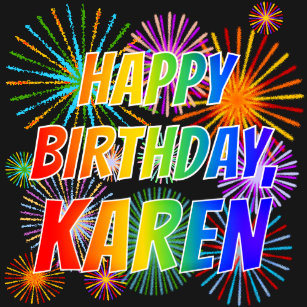 Happy Birthday Karen Clothing Apparel Shoes More Zazzle Au