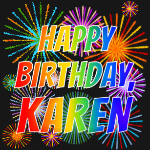 Happy Birthday Karen Clothing Apparel Shoes More Zazzle Au Happy Birthday Karen Clothing Apparel Shoes More Zazzle Au