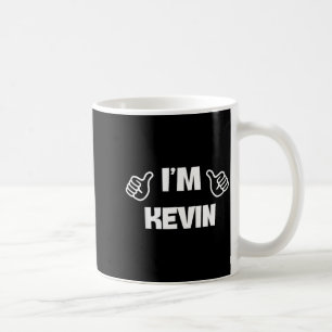 First Name Kevin Valentines Day Design For Couples Coffee Mug
