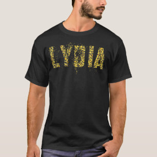 First Name LYDIA Leopard Print Girl Cheetah Best E T-Shirt