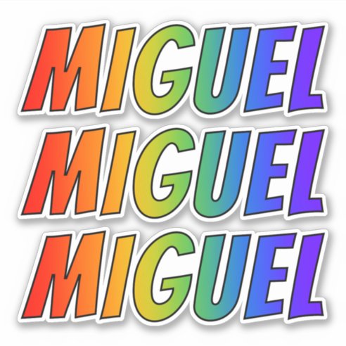 Miguel Stickers | Zazzle AU