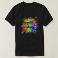 First Name "PIPER", Fun "HAPPY BIRTHDAY"
