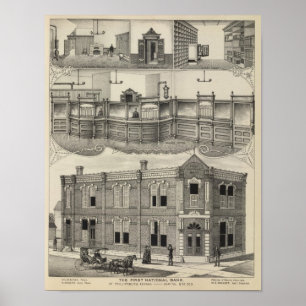 First National Bank of Phillipsburg, Kansas Poster