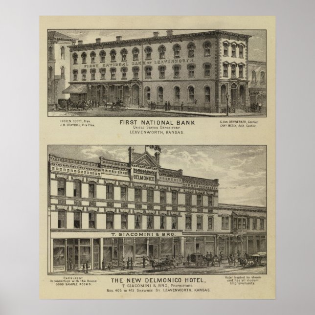 First National Bank Poster (Front)