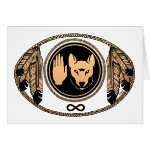 First Nations Cards  & Wolf Native Art Cards Metis