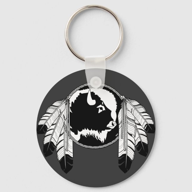 First Nations Keychain Wildlife Art Gifts Keepsake (Front)