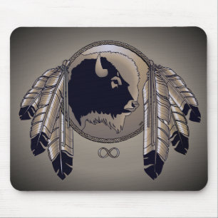 First Nations Wildlife Gifts Native Art Mousepad