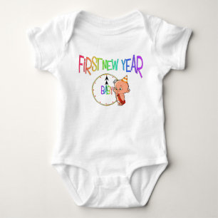 First New Year Baby Bodysuit