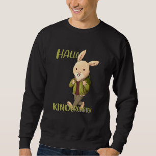 First Nursery Day Kindergarten Child Going In The Sweatshirt