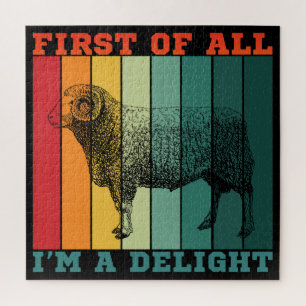 FIRST OF ALL I'M A DELIGHT  JIGSAW PUZZLE