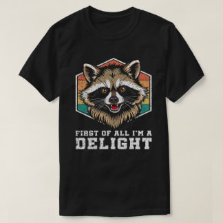 First Of All I'm A Delight Retro Vintage T-Shirt
